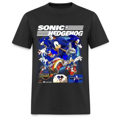 Sonic The Hedgehog Playera Regular Miniatura