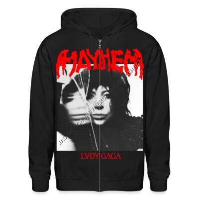 MAYHEM RED Zip Up Hoodie Miniatura