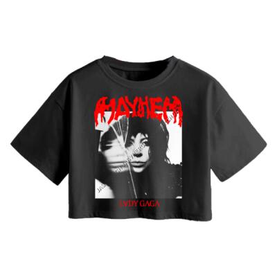 MAYHEM RED Crop Top Miniatura
