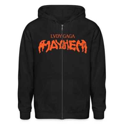 Mayhem Collage Zip Up Hoodie Zip Up Hoodie Miniatura