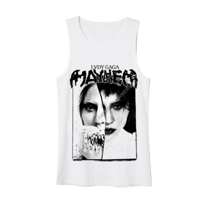 Mayhem White Cover TANK TOP Miniatura
