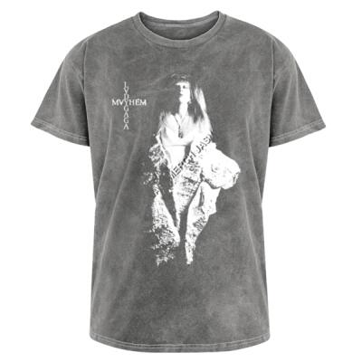 Mayhem Black White Acid Wash Miniatura