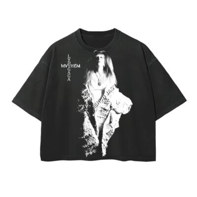 Mayhem Black White Oversized Peso Completo BOXY FIT Miniatura