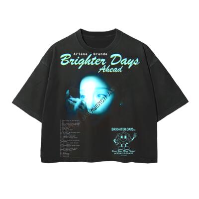 Ariana Grande Brighter Days Oversized Peso Completo Boxy Fit Miniatura