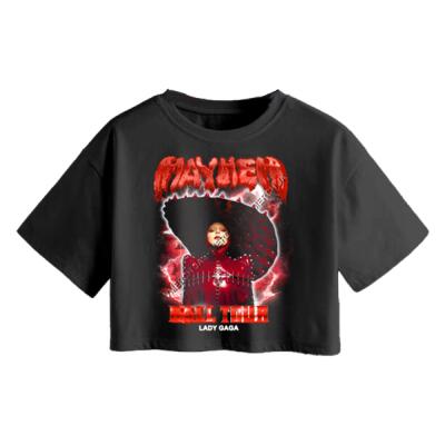 Mayhem Ball RED Crop Top Miniatura
