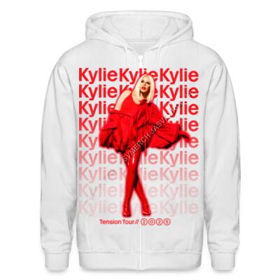 Kylie Tension Tour 2025 Zip Up Hoodie Miniatura