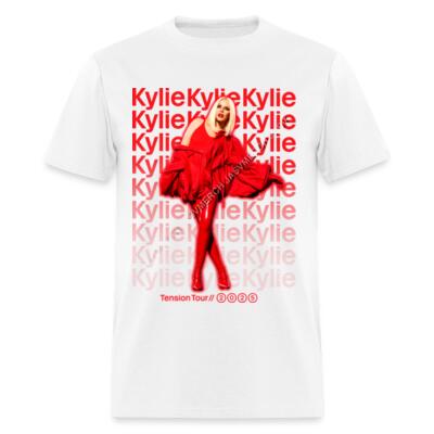 Kylie Tension Tour 2025 Playera Regular Miniatura