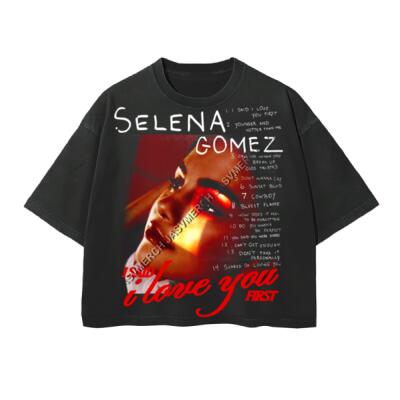Selena Gomez I Said I Love You First Oversized Peso Completo BOXY FIT Miniatura