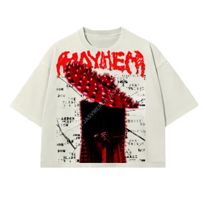 Mayhem Lady In Red Oversized Peso Completo Boxy Fit Miniatura