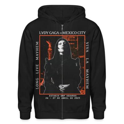 Lady Gaga Mexico City Zip Up Hoodie Miniatura