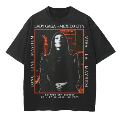 Lady Gaga Mexico City Oversized Peso Completo Miniatura