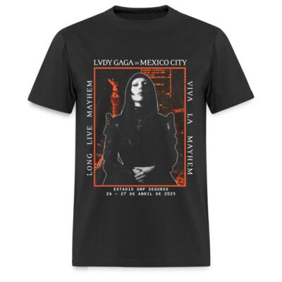 Lady Gaga Mexico City Playera Regular Miniatura