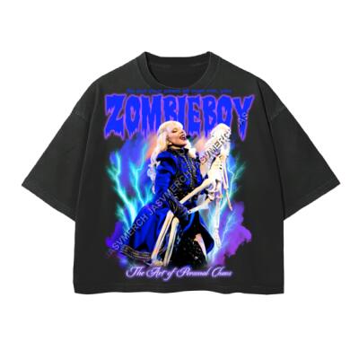 Lady Gaga Zombieboy Oversized Peso Completo BOXY FIT Miniatura
