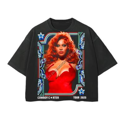 Cowboy Carter Tour ★ Las Vegas Oversized Peso Completo Boxy Fit Miniatura