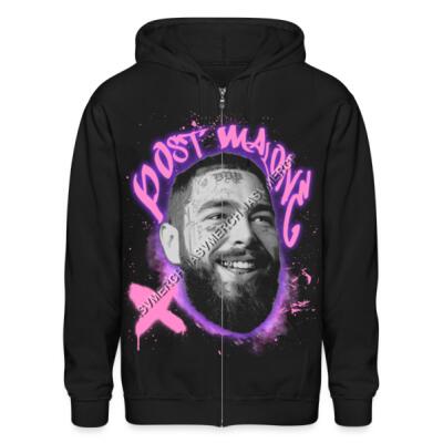 Post Malone Zip Up Hoodie Miniatura