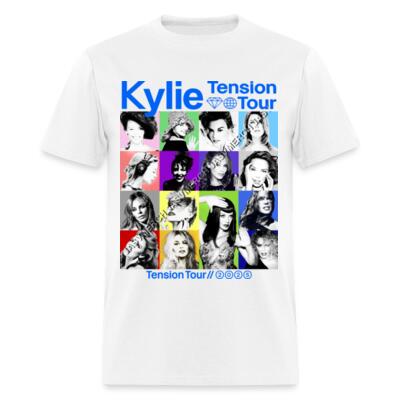 Kylie Tension Tour Eras Playera Regular Miniatura