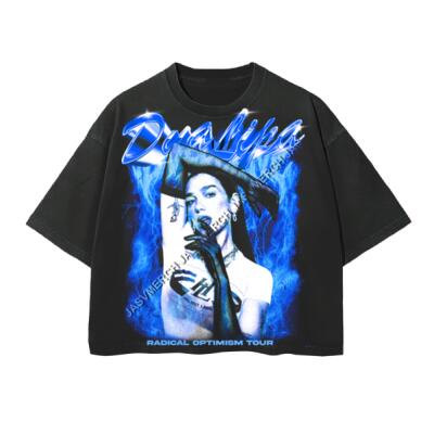 Dua Lipa Radical Optimism Tour Oversized Peso Completo BOXY FIT Miniatura