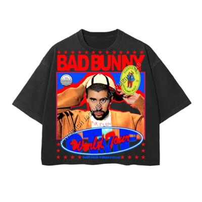 Bad Bunny DTMF Oversized Peso Completo BOXY FIT Miniatura