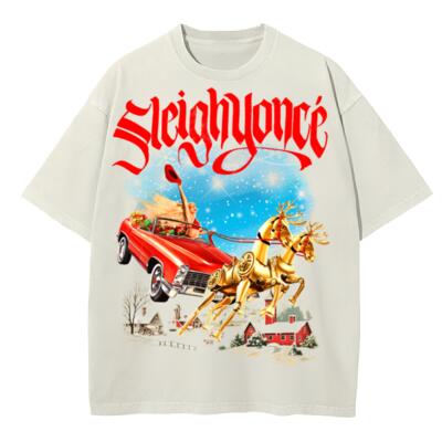 Sleighyoncé Xmas Oversized Peso Completo Miniatura