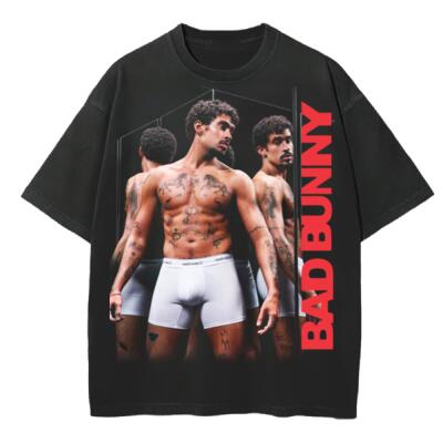 Bad Bunny Calvin Oversized Peso Completo Miniatura