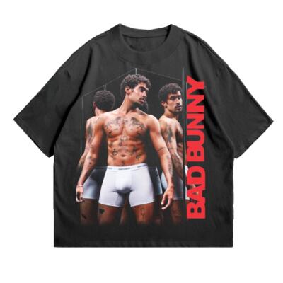 Bad Bunny Calvin Oversized Peso Completo SQUARE FIT Miniatura