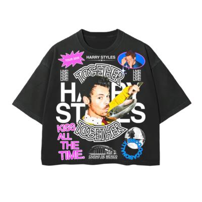 HARRY STYLES TOGETHER Oversized Peso Completo Boxy Fit Miniatura