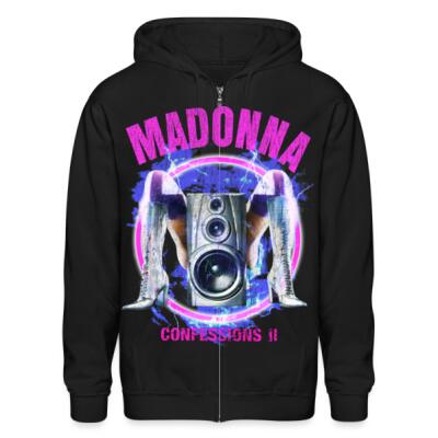 Madonna Speakers Zip Up Hoodie Miniatura