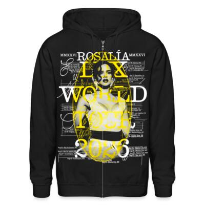 Rosalia Lux Tour Zip Up Hoodie Miniatura