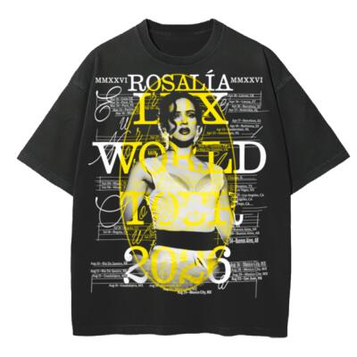 Rosalia Lux Tour Oversized Peso Completo Miniatura
