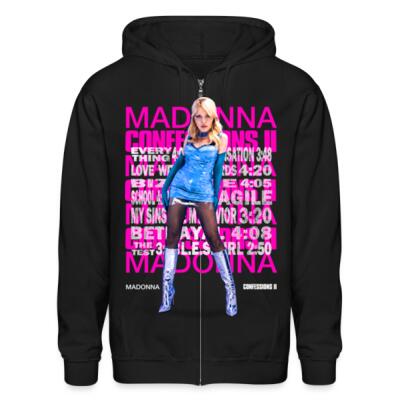 Confessions Blue Zip Up Hoodie Miniatura