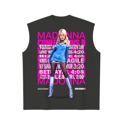 Confessions Blue Oversized Square Fit Sin Mangas Miniatura
